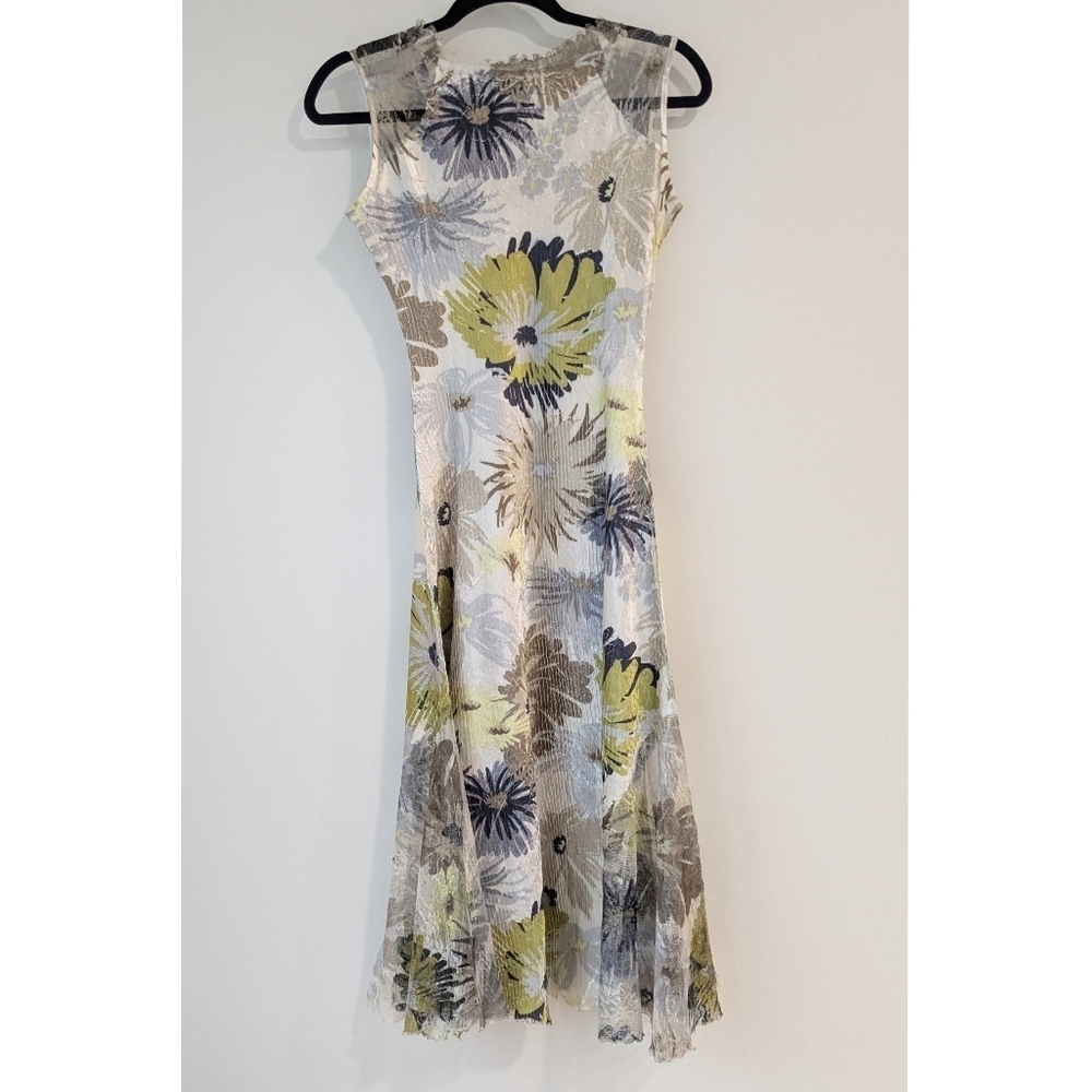 NEW Komarov Lace Trim Charmeuse Maxi Dress - Picture 6 of 8